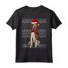 Ugly Christmas Xmas Foxhound Americano Natale Maglietta - Ideale Regalo Divertente per Amanti dei Cani