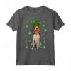 Foxhound Americano Cleve San Patrizio Maglietta - St Patricks Day American Foxhound Dog Shamrock - Ideale per Amanti dei Cani