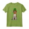 Foxhound Americano Cleve San Patrizio Maglietta - St Patricks Day American Foxhound Dog Shamrock - Ideale per Amanti dei Cani