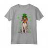 Foxhound Americano Cleve San Patrizio Maglietta - St Patricks Day American Foxhound Dog Shamrock - Ideale per Amanti dei Cani