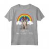 Arcobaleno Mágico Unicorno Foxhound Americano Maglietta - Regalo Divertente per Amanti dei Cani - Trust Me I'm A Unicorn Dog