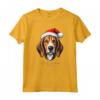 Cane Foxhound Americano Divertente - Woofy Natale Design Semplice Maglietta - Regalo per Amanti del Cane durante le Festività