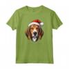 Cane Foxhound Americano Divertente - Woofy Natale Design Semplice Maglietta - Regalo per Amanti del Cane durante le Festività