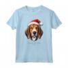 Cane Foxhound Americano Divertente - Woofy Natale Design Semplice Maglietta - Regalo per Amanti del Cane durante le Festività