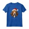 Cane Foxhound Americano Divertente - Woofy Natale Design Semplice Maglietta - Regalo per Amanti del Cane durante le Festività