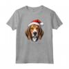 Cane Foxhound Americano Divertente - Woofy Natale Design Semplice Maglietta - Regalo per Amanti del Cane durante le Festività