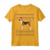 Natale Foxhound Americano Maglietta - Design Natalizio per Orgogliosi Genitori - Regalo Perfetto per Natale