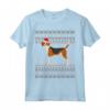 Natale Foxhound Americano Maglietta - Design Natalizio per Orgogliosi Genitori - Regalo Perfetto per Natale