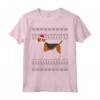 Natale Foxhound Americano Maglietta - Design Natalizio per Orgogliosi Genitori - Regalo Perfetto per Natale