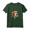Colorato Americano Foxhound Acquerello Arte Maglietta - Ideale per Amanti degli Animali e Artisti - Acquista Online