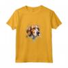 Colorato Americano Foxhound Acquerello Arte Maglietta - Ideale per Amanti degli Animali e Artisti - Acquista Online