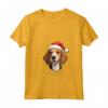 Cane Foxhound americano divertente Woofy Natale - Maglietta con Collo a V per Amanti dei Cani - Regalo Perfetto per Natale