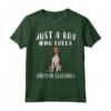 Solo Un Ragazzo Che Ama Cani Foxhound Americano Maglietta - Divertente Regalo per Amanti dei Cani