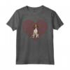 L'Impronta Digitale Amore Foxhound Americano Maglietta - Regalo Divertente per Amanti dei Cani - Ideale per San Valentino