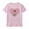 L'Impronta Digitale Amore Foxhound Americano Maglietta - Regalo Divertente per Amanti dei Cani - Ideale per San Valentino