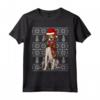 Natale Ugly Christmas Foxhound Americano Maglietta - Regalo Divertente per Amanti dei Cani - Santa Hat Xmas Design