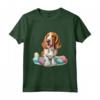 Inglese Foxhound Cane Razza Buona Pasqua - Maglietta Happy Easter per Uomini, Donne e Bambini - Ideale per gli Amanti dei Foxhound Inglesi