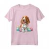 Inglese Foxhound Cane Razza Buona Pasqua - Maglietta Happy Easter per Uomini, Donne e Bambini - Ideale per gli Amanti dei Foxhound Inglesi