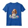 Inglese Foxhound Cane Razza Buona Pasqua - Maglietta Happy Easter per Uomini, Donne e Bambini - Ideale per gli Amanti dei Foxhound Inglesi
