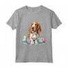 Inglese Foxhound Cane Razza Buona Pasqua - Maglietta Happy Easter per Uomini, Donne e Bambini - Ideale per gli Amanti dei Foxhound Inglesi