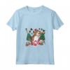 Donna Cane di Natale Divertente Inglese Foxhound Maglietta con Collo a V - Ideale per le Vacanze in Famiglia