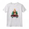 Albero di Natale Divertente con Cane Foxhound Inglese Maglietta - Regalo Natale per Amanti dei Cani - Design a Forma di Camion