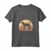 Donna Retrò Tramonto Inglese Foxhound Maglietta con Collo a V - Regalo per Amanti degli English Foxhound - Acquista Online