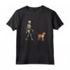Divertente Cane Inglese Foxhound Scheletro Camminare - Maglietta Halloween per Proprietari di Cani - Regalo per Amanti dei Cani
