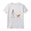 Divertente Cane Inglese Foxhound Scheletro Camminare - Maglietta Halloween per Proprietari di Cani - Regalo per Amanti dei Cani