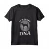 Donna Inglese Foxhound DNA I Impronte Digitali Inglese Fox Maglietta con Collo a V - Regalo English Foxhound per Uomini e Donne - Ideale per Amanti dei Cani