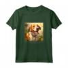 Foxhound Inglese Cane Giardino Fiori - Maglietta Pittura Animali Domestici per Mamma e Papà - Regalo Unico per Proprietari di Cani
