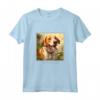 Foxhound Inglese Cane Giardino Fiori - Maglietta Pittura Animali Domestici per Mamma e Papà - Regalo Unico per Proprietari di Cani