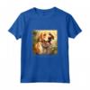 Foxhound Inglese Cane Giardino Fiori - Maglietta Pittura Animali Domestici per Mamma e Papà - Regalo Unico per Proprietari di Cani
