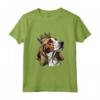 Inglese Foxhound Cane Razza Indossare Corona Maglietta - Regalo per Amanti del Foxhound Inglese - Re della Razza