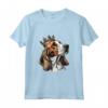 Inglese Foxhound Cane Razza Indossare Corona Maglietta - Regalo per Amanti del Foxhound Inglese - Re della Razza