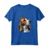 Inglese Foxhound Cane Razza Indossare Corona Maglietta - Regalo per Amanti del Foxhound Inglese - Re della Razza