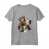 Inglese Foxhound Cane Razza Indossare Corona Maglietta - Regalo per Amanti del Foxhound Inglese - Re della Razza