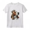 Inglese Foxhound Cane Razza Indossare Corona Maglietta - Regalo per Amanti del Foxhound Inglese - Re della Razza