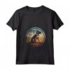 Donna Inglese Foxhound Dog Retro Vintage Design Maglietta con Collo a V - Ideale per Amanti e Addestratori di Cani