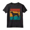 Retrò Inglese Foxhound - Foxhound Arte - Maglietta unica per amanti dei cani - Regalo ideale per uomini e donne