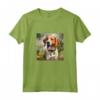 Foxhound Inglese Cane Giardino Fiori Pittura - Maglietta per Mamma e Papà, Ideale Regalo per Proprietari di Cani - Leggera e Confortevole