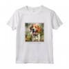 Foxhound Inglese Cane Giardino Fiori Pittura - Maglietta per Mamma e Papà, Ideale Regalo per Proprietari di Cani - Leggera e Confortevole