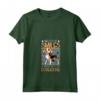 Donna Corridore e Foxhound Inglese - Maglietta con Collo a V per Amanti del Jogging - Slogan 'Miles of Smiles'