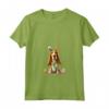 Donna Inglese Foxhound Cane Razza Buona Pasqua Uomini Donne Bambini Maglietta con Collo a V - Happy Easter English Foxhound Dog Breed - Ideale per Festeggiare la Pasqua con Stile