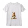 Donna Inglese Foxhound Cane Razza Buona Pasqua Uomini Donne Bambini Maglietta con Collo a V - Happy Easter English Foxhound Dog Breed - Ideale per Festeggiare la Pasqua con Stile