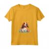 Donna Inglese Foxhound Cane Razza Buona Pasqua Uomini Donne Bambini - Maglietta Pasquale con Collo a V - Ideale per Festeggiare il Giorno di Pasqua con la Famiglia