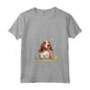 Donna Inglese Foxhound Cane Razza Buona Pasqua Uomini Donne Bambini - Maglietta Pasquale con Collo a V - Ideale per Festeggiare il Giorno di Pasqua con la Famiglia