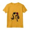 Donna Bandiera inglese Foxhound Dog 4 luglio America USA Maglietta con Collo a V - Regalo per Proprietari Foxhound Inglesi - Perfetto per il 4 luglio e Altre Occasioni