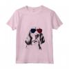 Donna Bandiera inglese Foxhound Dog 4 luglio America USA Maglietta con Collo a V - Regalo per Proprietari Foxhound Inglesi - Perfetto per il 4 luglio e Altre Occasioni