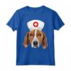 Inglese Foxhound Indossare un Cappello da Infermiera Maglietta - Ideale Regalo per Amanti dei Cani e Proprietari di Foxhound inglese